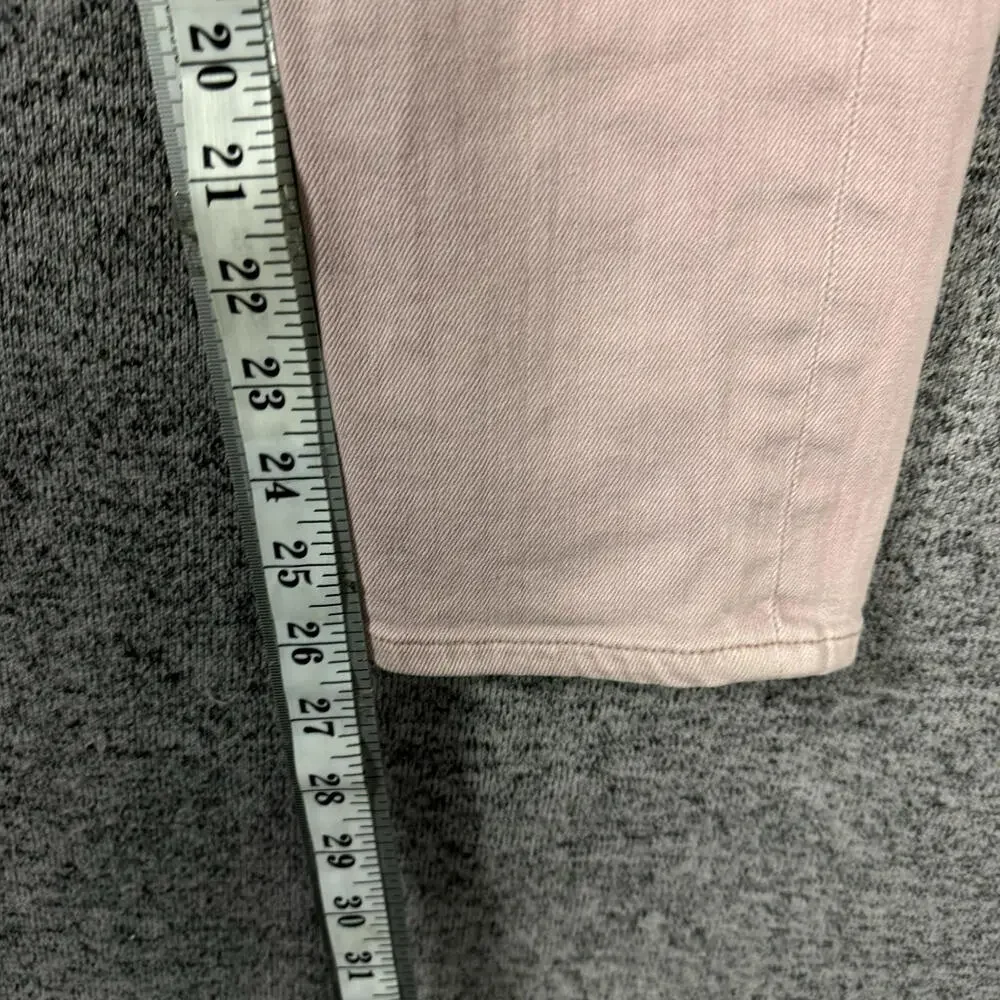 Citizens Of Humanity Size 26 Pink Denim Olivia High Rise Slim Ankle Jeans - Picture 10 of 10